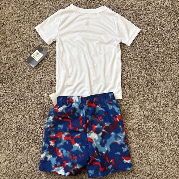 Under Armour shorts Shirt Set Freedom New Boys Kids Youth Toddler Size 4T - Picture 5 of 7